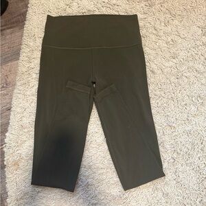 Dark green lululemon align leggings